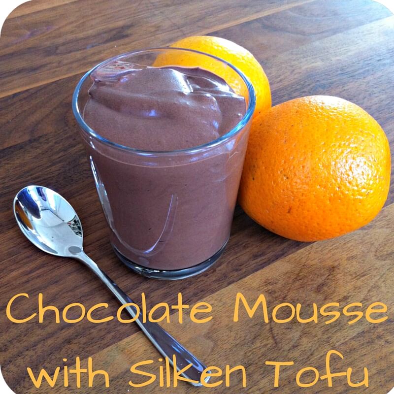 TCM dessert Chocolate Mousse with Silken Tofu according to 5 elements cooking