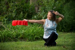 Angela Wong Douglas practicing Tai Chi