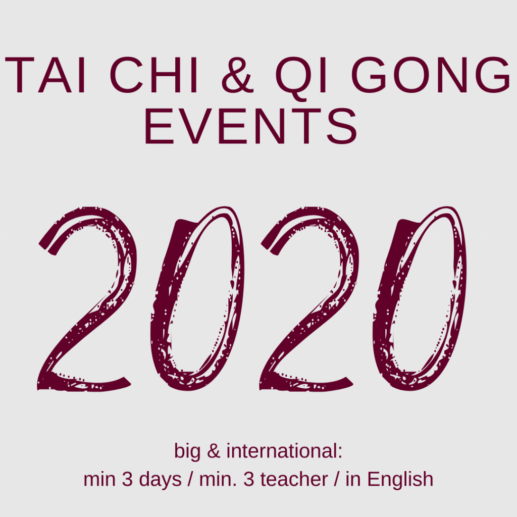 International Qi Gong & Tai Chi Events 2020
