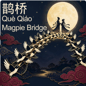 Magpie Bridge (Què Qiáo) legend
picture is AI generated